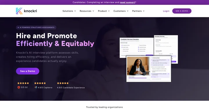 Knockri website